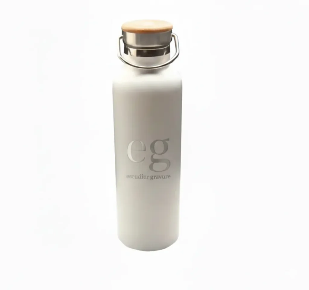 Gourde inox blanc polaire 750ml